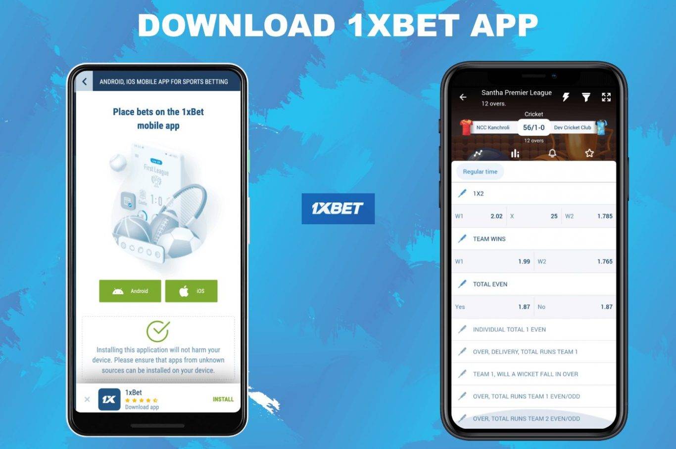 Étapes pour télécharger 1xBet sur Android