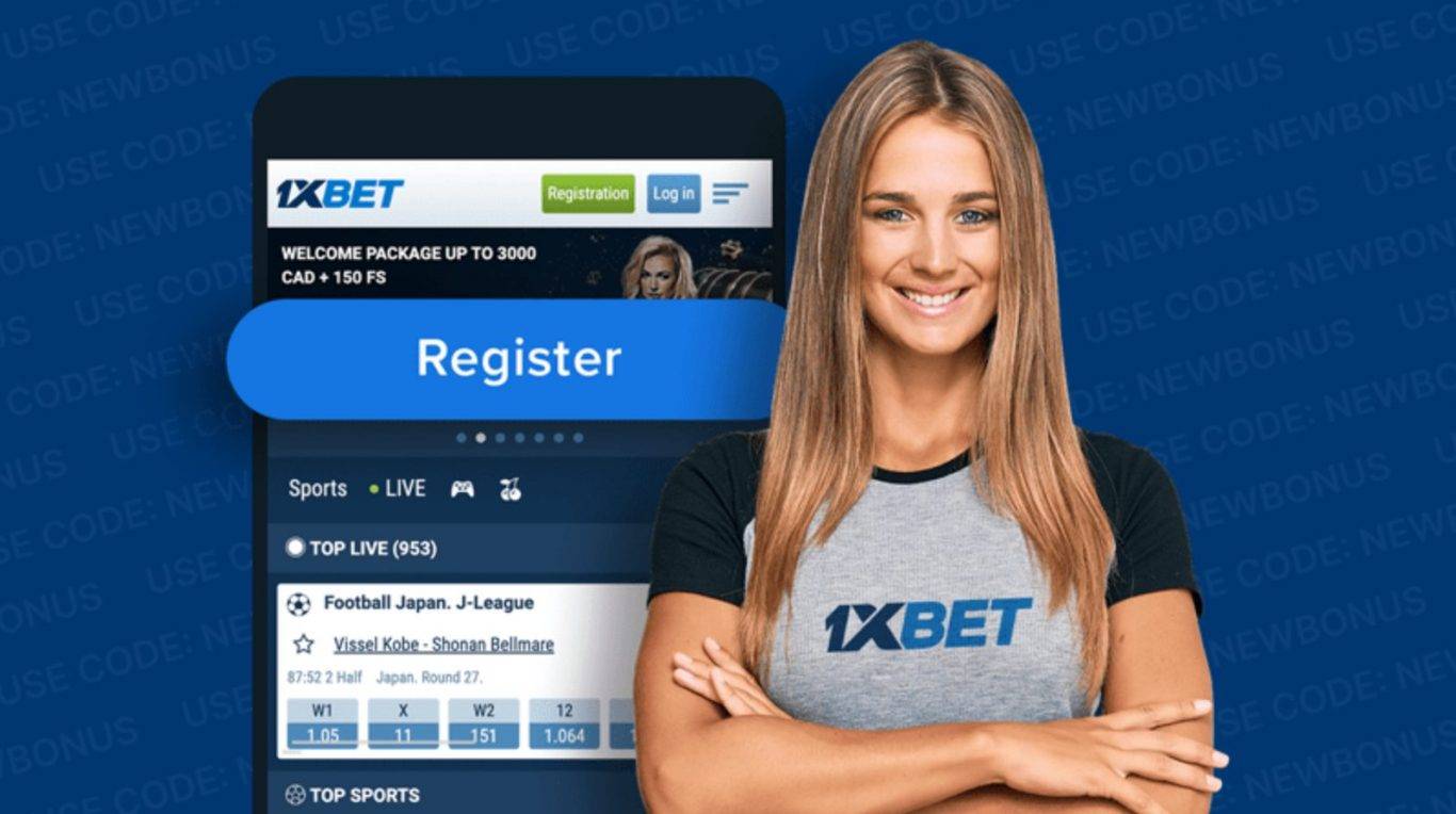 Remplir le formulaire d'inscription 1xBet